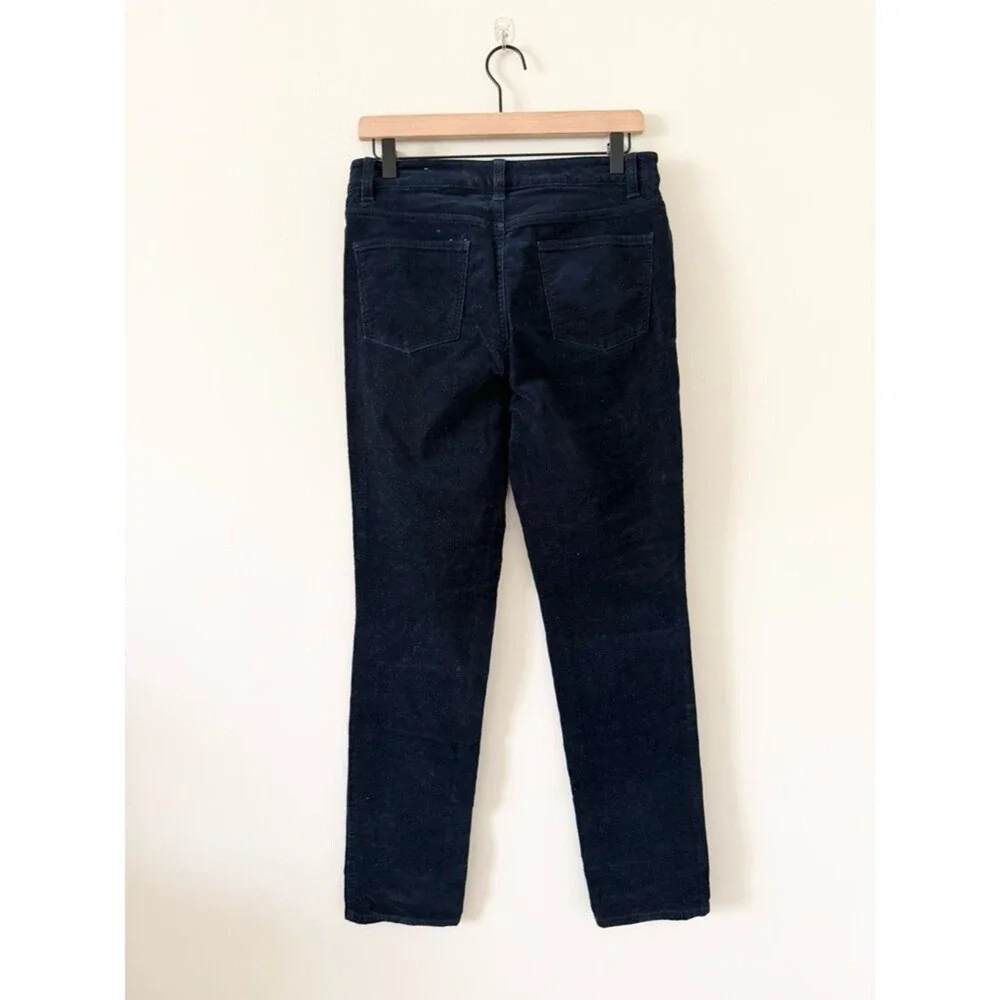 Talbots Simply Flattering Collection Navy Corduroy Pants Size 4 - Picture 2 of 6